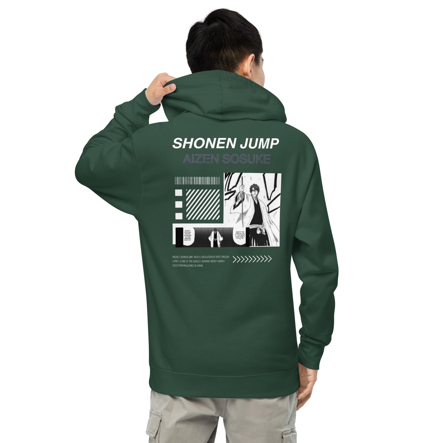 Aizen Sosuke ( Shonen Jump) Unisex Midweight Hoodie