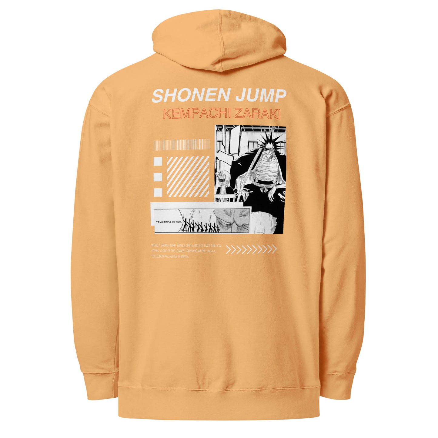 Kempachi Zaraki (Shonen Jump) Unisex Midweight Hoodie